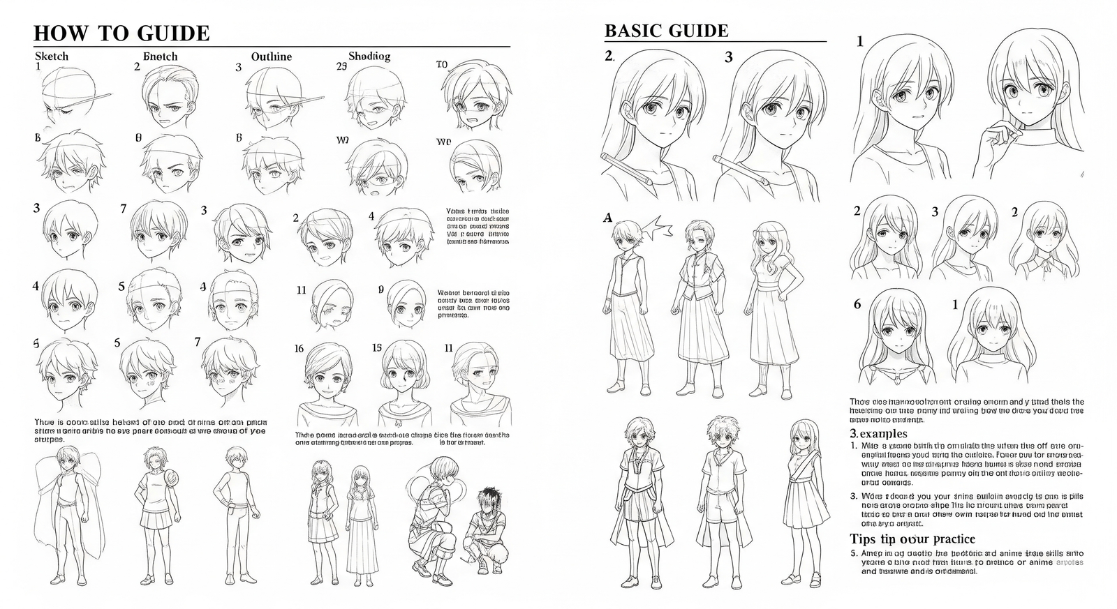 como desenhar anime